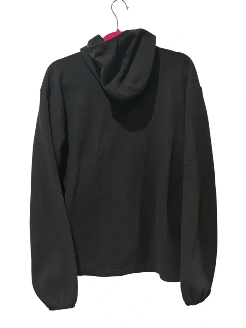The North Face Black Fleece Jacket with Logo Tag